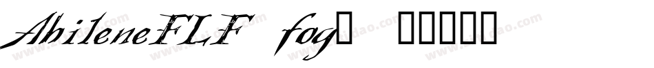 AbileneFLF.fog_字体转换