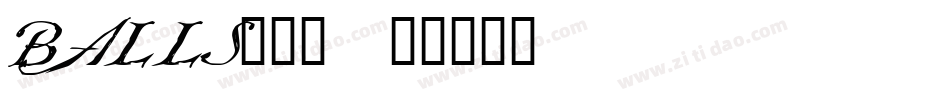 BALLS___字体转换