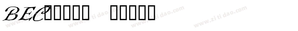 BEC_____字体转换