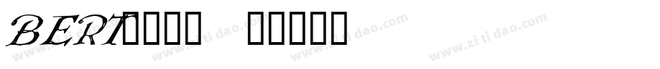 BERT____字体转换