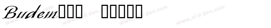 Budem___字体转换