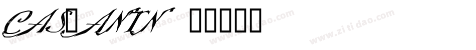 CAS_ANTN字体转换