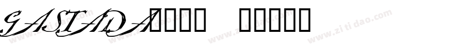 GASTADA_转换器字体转换