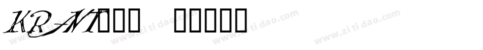 KRAVT___字体转换