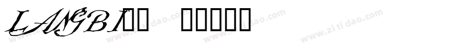 LANGBI__字体转换