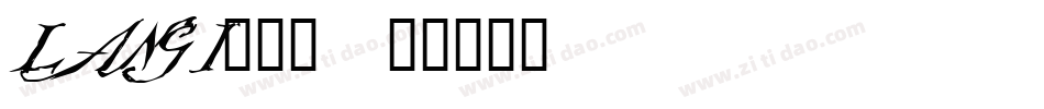 LANGI___字体转换
