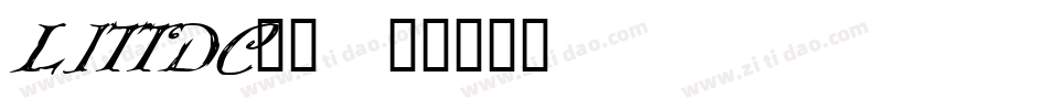 LITTDC__字体转换