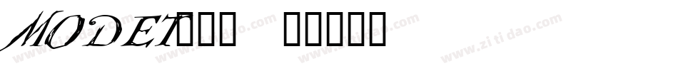 MODET___字体转换