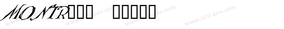 MONTR___字体转换