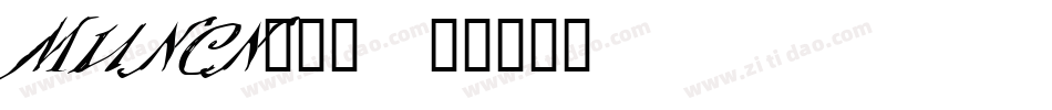 MUNCN___字体转换