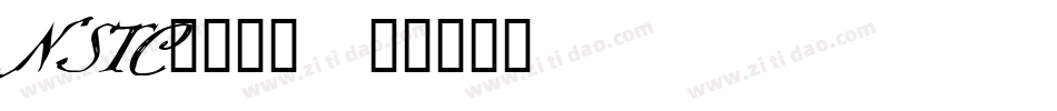 NSTC____字体转换