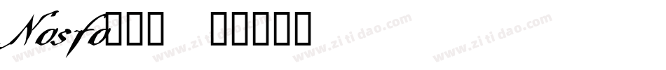 Nosfo___字体转换
