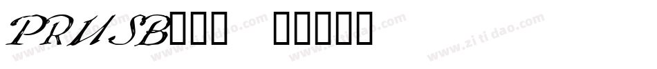 PRUSB___字体转换