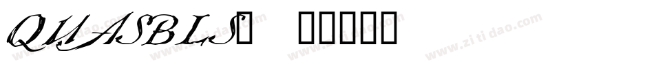 QUASBLS_字体转换