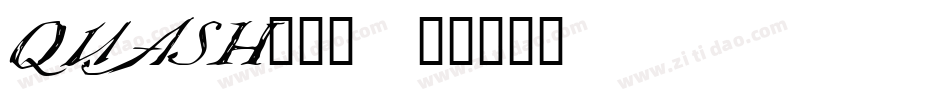 QUASH___字体转换