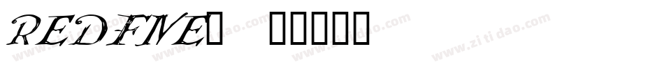 REDFIVE_字体转换