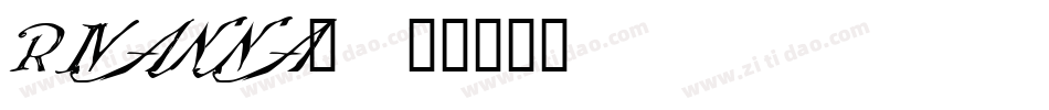 RIVANNA_字体转换