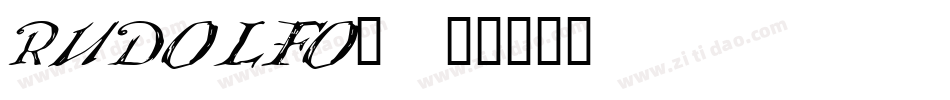 RUDOLFO_字体转换