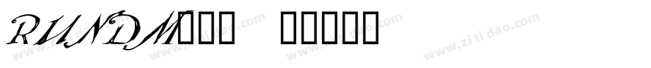 RUNDM___字体转换