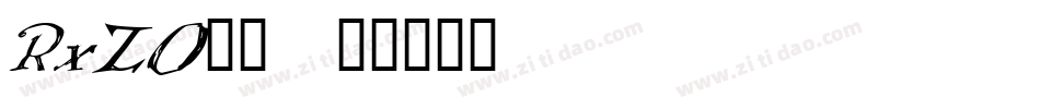 RxZO__字体转换