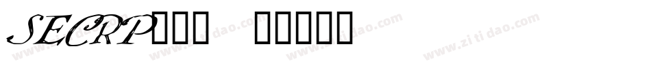 SECRP___字体转换