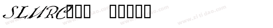 SLURC___字体转换