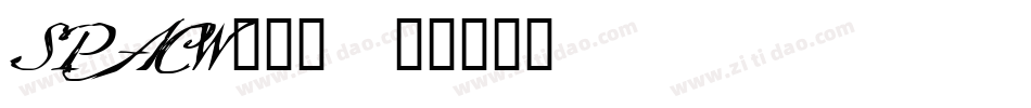 SPACW___字体转换