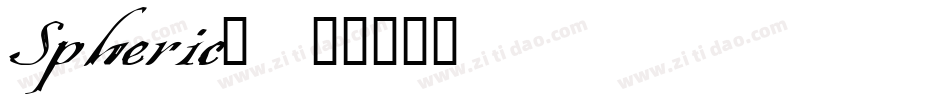 Spheric_字体转换
