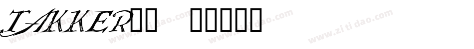 TAKKER__字体转换