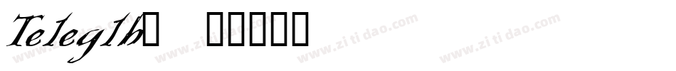 Teleglb_字体转换