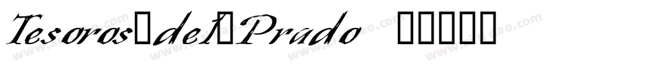 Tesoros_del_Prado字体转换