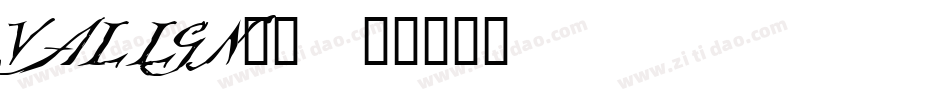 VALLGN__字体转换