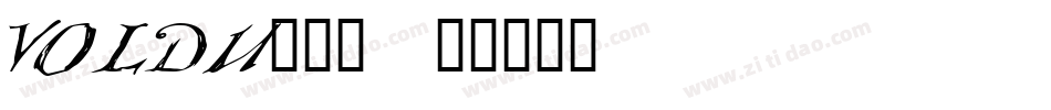 VOLDU___字体转换
