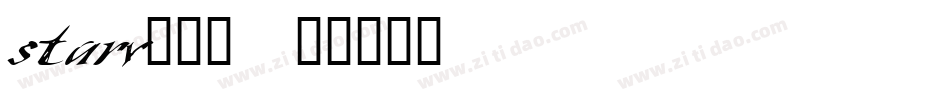 starv___字体转换