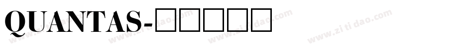 QUANTAS字体转换