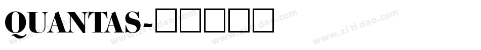 QUANTAS字体转换