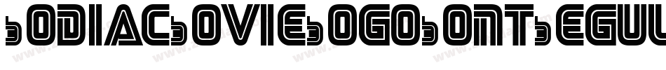 ZodiacMovieLogoFontRegular-Dyo1字体转换