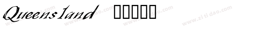 Queensland字体转换