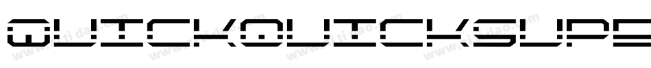 QuickquickSuperItalic-pY5d字体转换