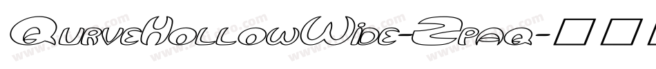 QurveHollowWide-Zpaq字体转换