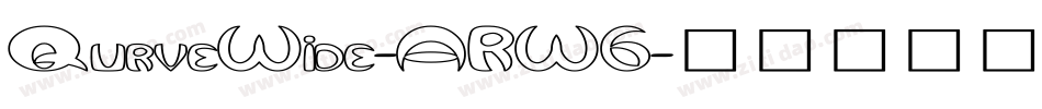 QurveWide-ARW6字体转换