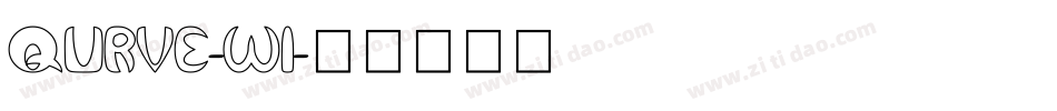 QURVE-WI字体转换