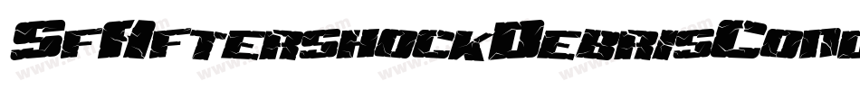 SfAftershockDebrisCondsolid-vv0M字体转换