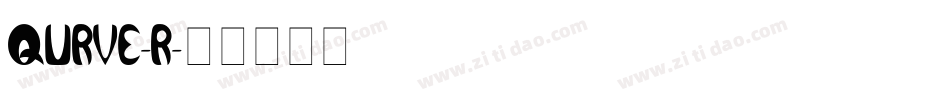 QURVE-R字体转换