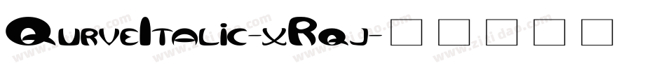 QurveItalic-xRqj字体转换