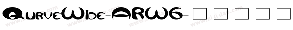 QurveWide-ARW6字体转换