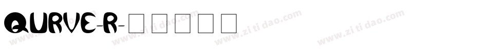 QURVE-R字体转换