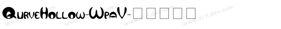 QurveHollow-WpaV字体转换