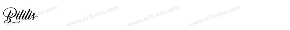 Bilitis字体转换