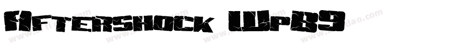 Aftershock-WpB9字体转换